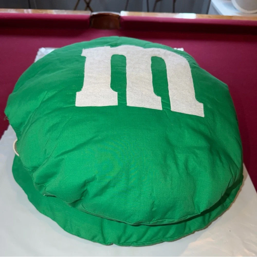 Green M&M Costume Toddler Or Child Size Pullover Candy Pillows Handmade VINTAGE - Picture 13 of 13